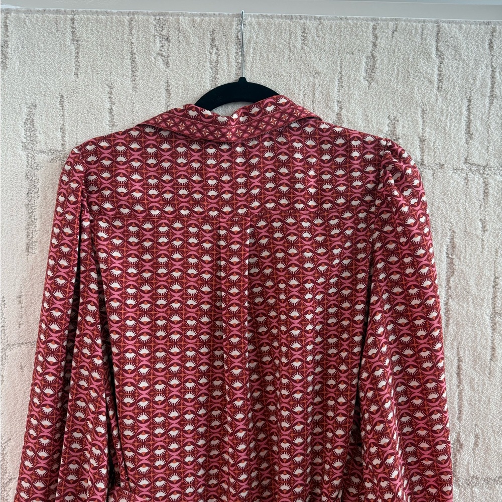 Max Studio Red Patterned Dress - Picture 12 of 14